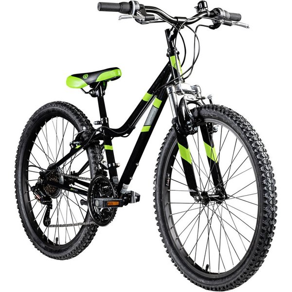 Galano Mountainbike GA20, 21 Gang Saiguan, Kettenschaltung, Jugendfahrrad 24 Zoll Mountainbike 130-145 cm 21 Gänge Mädchen Jungen