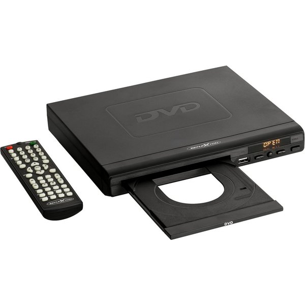 Reflexion DVD367 DVD/CD-Player mit Außendisplay DVD-Player (Full HD, Display, HDMI, Fernbedienung und CD Kopierfunktion auf USB)