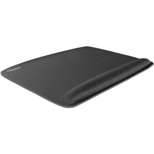 Delock Mauspad 12601 Mauspad Ergonomisch Schwarz, Ergonomisch