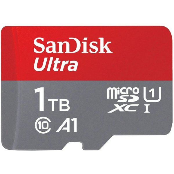 Sandisk microSDXC Ultra 1TB Speicherkarte (1000 GB, UHS-I Class 10, 150 MB/s Lesegeschwindigkeit)