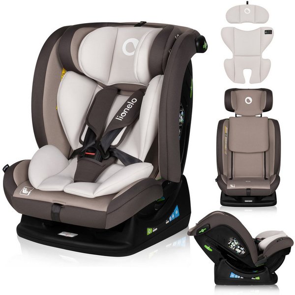 lionelo Autokindersitz ART I-SIZE, ab: ab Geburt, bis: bis 12 Jahren, ab: 40 cm, bis: 150 cm, (Kindersitz von der Geburt bis zum Alter von 12 Jahren), i-Size/40
