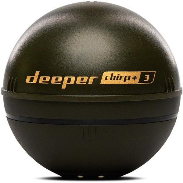 deeper Fischfinder Smart Sonar CHIRP+ 3, GPS, Tiefenfinder zum Bootsangeln, Angeln, schwarz