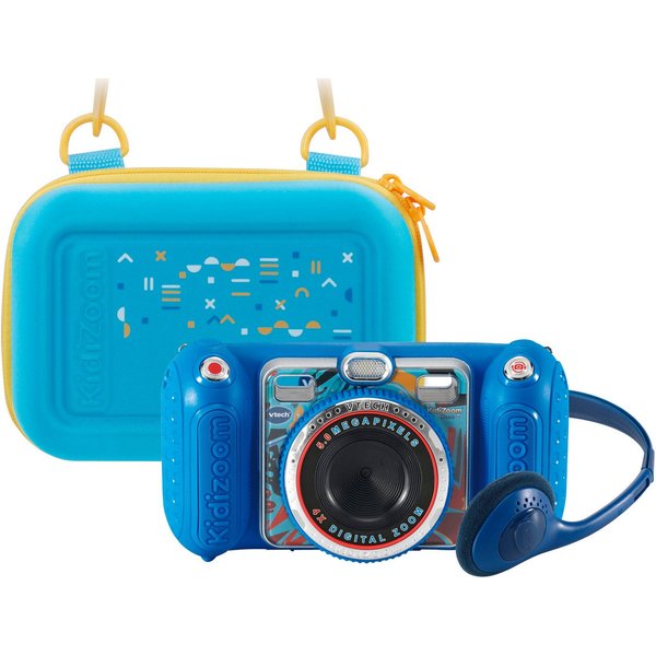 Vtech® KidiZoom Duo Pro, blau Kinderkamera (inklusive Tragetasche)