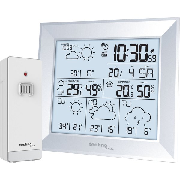 technoline Technoline Wetterstation WD 2000 Direkt Wetter Wetterstation