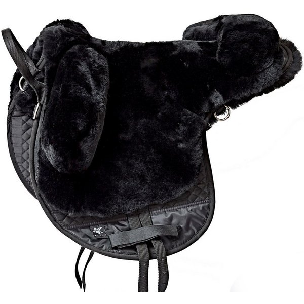 Engel Reitsport Dressursattel Fellsattel aus echtem Lammfell und robustem Steppstoff aufpolsterbar, (1-St)