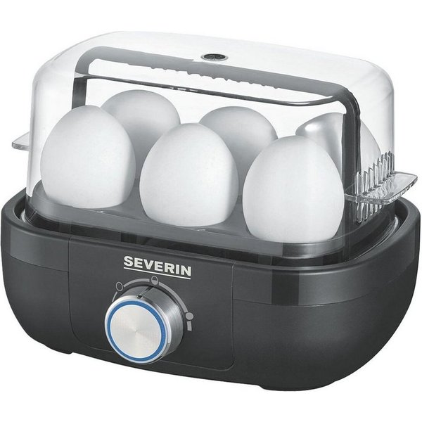 Severin Eierkocher EK 3166, 420 W, für 6 Eier, mit elektronischer Kochzeitüberwachung