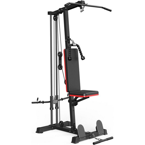 Gywowken Kraftstation 6-in-1 - insgesamt 50 kg, 10 Gewichtsblöcke, 10 Gewichtsblöcke (Set, Fitnessgeräte für Homegym Krafttraining bis 150 kg), Heimfitnessstati