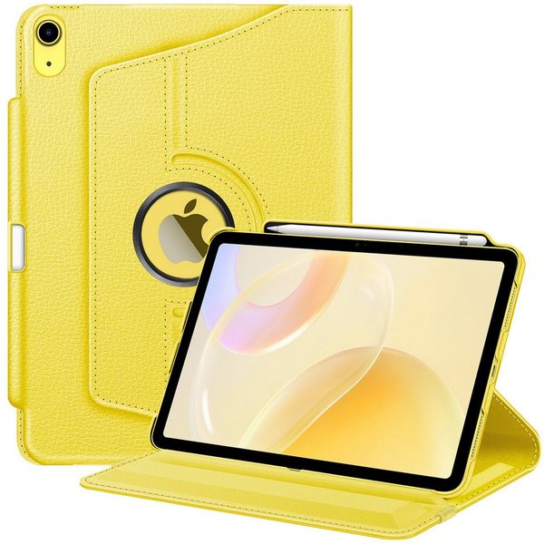 Fintie Tablet-Hülle für iPad 11. Generation 2025 11 Zoll (A16), iPad 10. Generation 2022 10.9 Zoll, mit Pencil Halter, 360 Grad drehbarem Ständer und Auto Schla