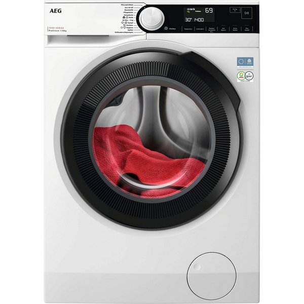 AEG Waschmaschine 7000 ProSteam® LR7A70600, 10 kg, 1600 U/min, ProSteam®: Auffrischen mit Dampf statt Waschen und 96 % Wasser sparen