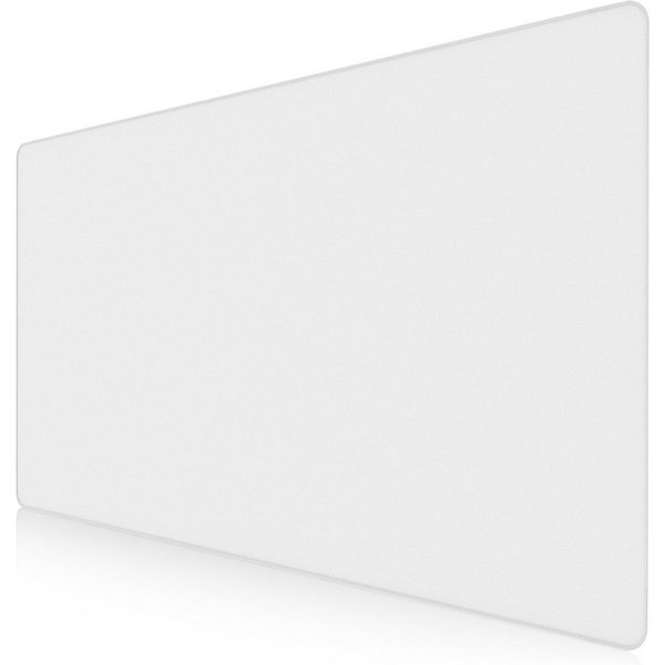 Titanwolf Gaming Mauspad XXXL Speed Mousepad 1200 x 600 x 3 mm, große Tischunterlage (1-St), rutschfest, abwaschbar, Geschwindigkeit & Präzision, weiß, Gaming