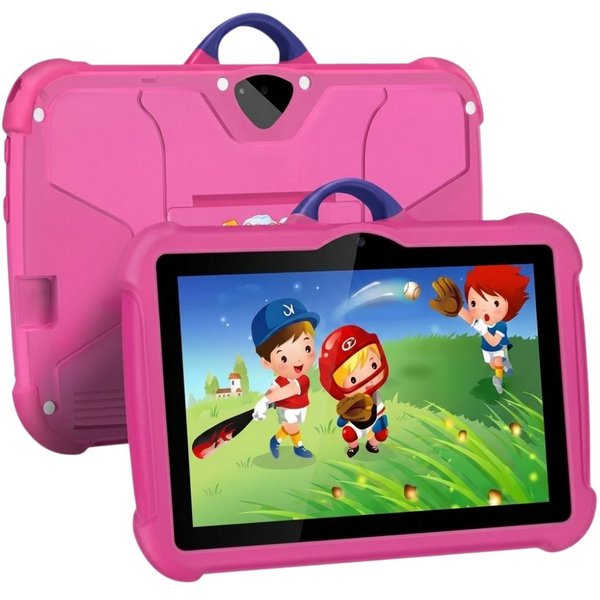 Athlix 7-Zoll-Kinder-Tablet Lerntablet Bildung für Kinder Tablet (7", 64 GB, Android, Schnappschuss- und Videofunktion, Blickwinkelstabiles IPS-Display)