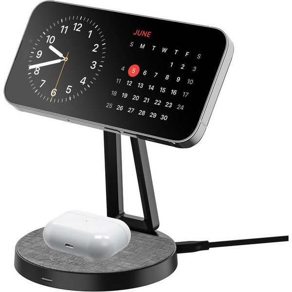 XLAYER MagFix Pro 2-in-1 Ladestation Apple Wireless Charger I Magsafe I 15W Wireless Charger