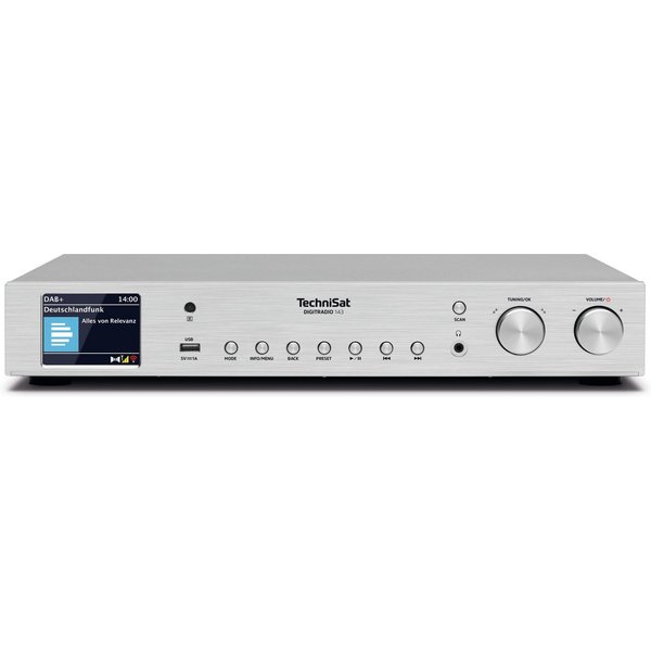 TechniSat DIGITRADIO 143 (V3) Internet-Radio (Digitalradio (DAB), Internetradio, FM-Tuner mit RDS, für bestehende HiFi Anlage, Bluetooth, App, WLAN, Fernbedienu