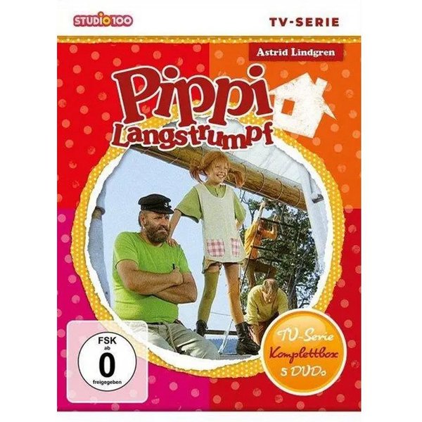 Leonine DVD Pippi Langstrumpf - TV-Serien Komplettbox [5 DVDs, SOFTBOX]
