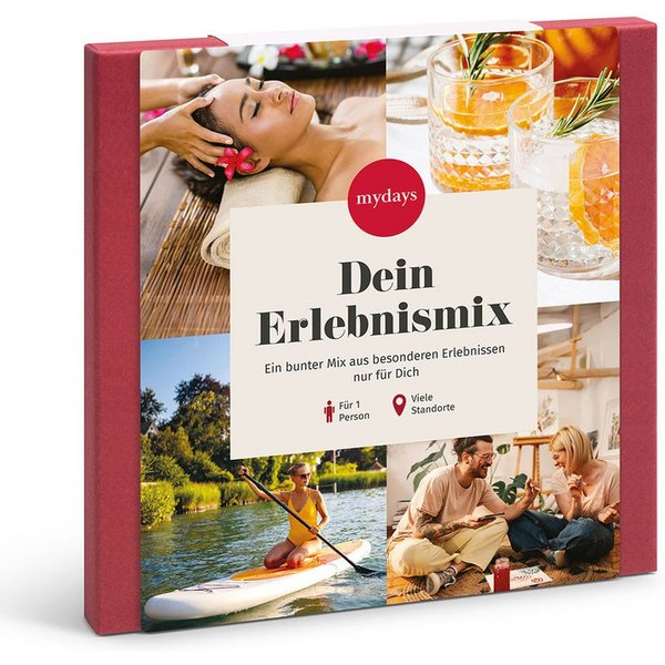 mydays Erlebnisgutschein Geschenkbox Dein Erlebnismix, Dein Erlebnismix - Deine Zeit, Dein Moment