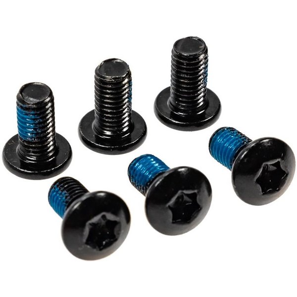 Non-Branded Felgenbremse 6 Stück Bremsscheiben Fahrrad Schrauben M5x10 TORX Schraubensicherung