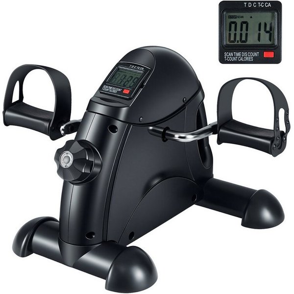 COSTWAY Mini-Stepper mit LCD-Bildschirmanzeige für Arm- & Beintraining