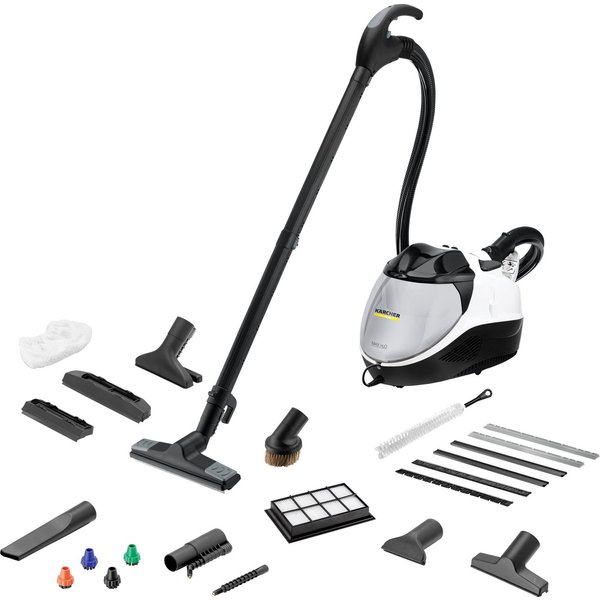 KÄRCHER Dampfreiniger Dampfsauger SV 7, 2200 W, Dampfen Saugen und Trocknen in einem Arbeitsgang