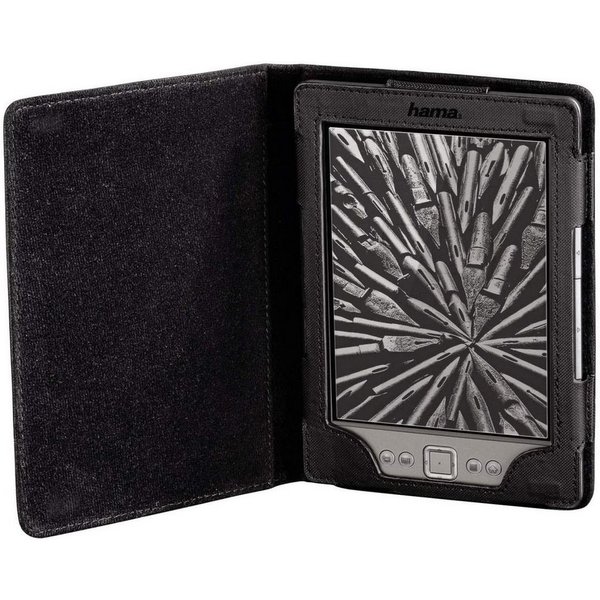 Hama Tablet-Hülle Cover Tasche 6" Portfolio Schutz-Hülle Case, Etui für 6 Zoll eBook-Reader, für Amazon Kindle Serie, Tolino, etc.