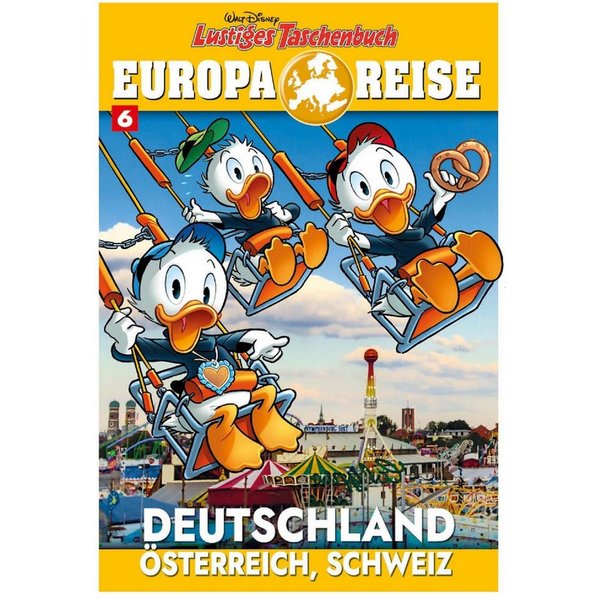 Lustiges Taschenbuch Europareise 06 Deutschland Österreich Schweiz / Walt Disney