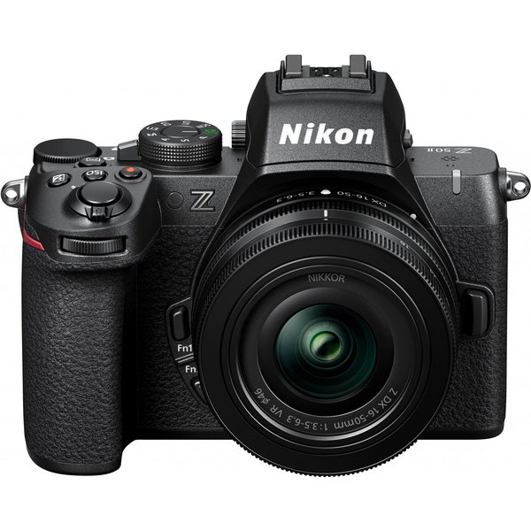 Nikon Kit Z50II + 16–50 mm VR + 50–250 mm VR Systemkamera (NIKKOR Z DX 16–50mm f/3,5-6,3 VR, NIKKOR Z DX 50–250mm f/4,5–6,3 VR, 20,9 MP, Bluetooth, WLAN)