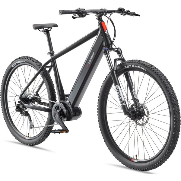 Telefunken E-Bike Mountainbike Aufsteiger MT925, 9 Gang Shimano Cues Schaltwerk, Kettenschaltung, Mittelmotor, 468 Wh, Pedelec, Elektrofahrrad, Damen u. Herren,