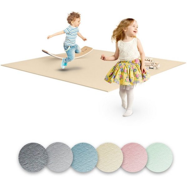 Ehrenkind Spielmatte Krabbelmatte Pro, rutschfeste Babymatte, Spielmatte (Exzellenter Schutz beim Spielen & Toben, Warm, isolierend & weich, 160x160 cm), Extra 