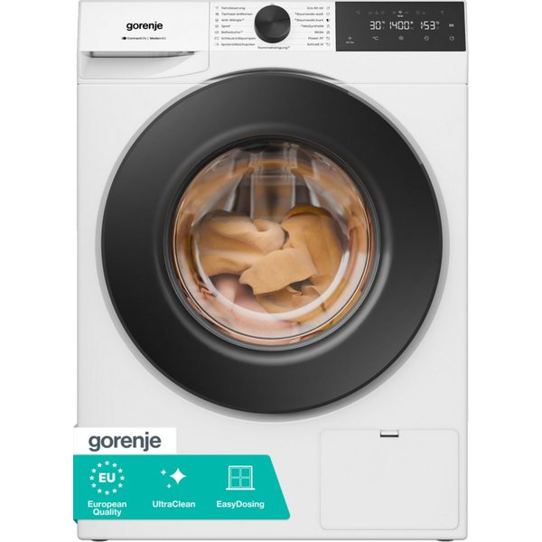 GORENJE Waschmaschine G400 W5G494A1P1, 9 kg, 1400 U/min, selbstreinigende Waschmittelschublade, FastWash