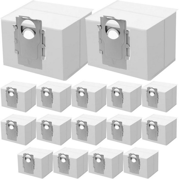 SURFOU Staubsaugerbeutel 16 Stück Staubbeutel für Roborock Q5, Q7, S8, S7 Absaugstationen, 3L Ersatzbeutel Set, für Q5 Pro+, S8 Pro Ultra, S7 MaxV Ultra, Q7 Max