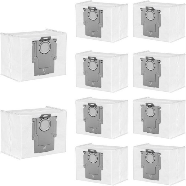 FELIXLEO Staubsaugerbeutel 10 Staubsaugerbeutel für Roborock S7 Max Ultra, Q7, Q10, Q5, S8, 3L, 1 St.