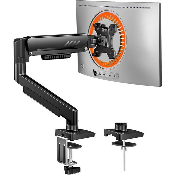 Vivitar Monitor-Halterung für 13–34-Zoll-Monitore, Monitorarm für bis zu 9 kg, 75x75/100x100 mm, (bis 34 Zoll, höhenverstellbar, neigbar, schwenkbar und um 360°