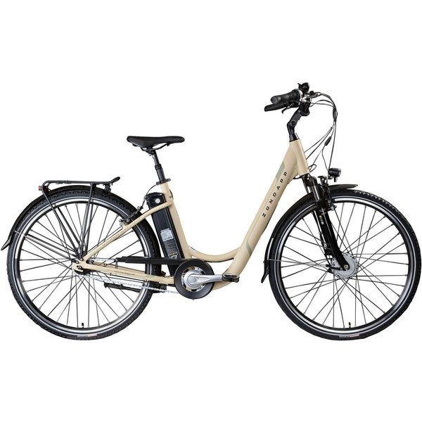 Zündapp E-Bike Cityrad Z517, 7 Gang Shimano Nexus Schaltwerk, Nabenschaltung, Frontmotor, 531 Wh, Pedelec, Elektrofahrrad für Damen u. Herren