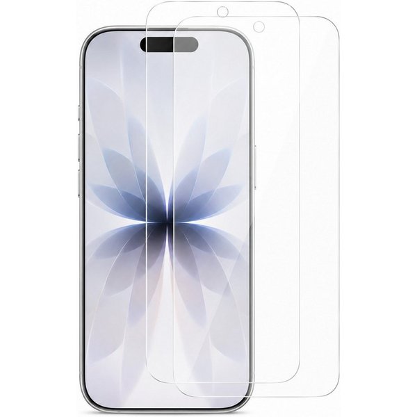 Ventarent Displayschutzglas Panzerglas für iPhone 16 Pro Max, Set, 2 Stück, transparent