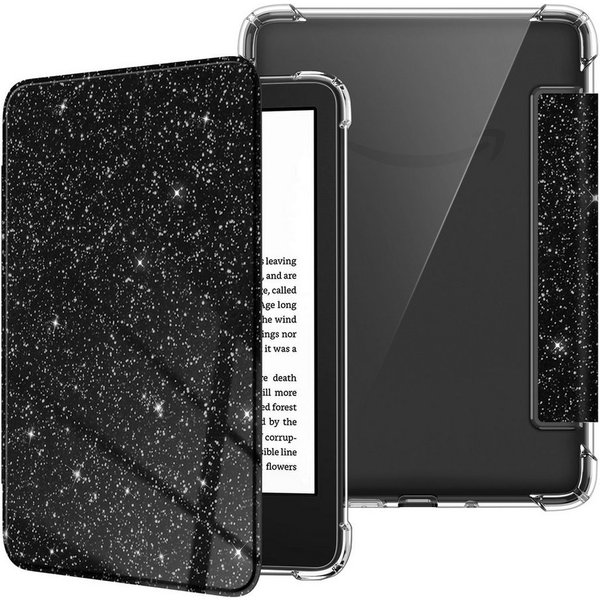 Fintie E-Reader-Hülle für 6" Kindle (11. Generation)–2024/2022, Clear Weich TPU Schutzhülle, mit Auto Sleep/Wake für 6 Zoll Kindle Basic 2024