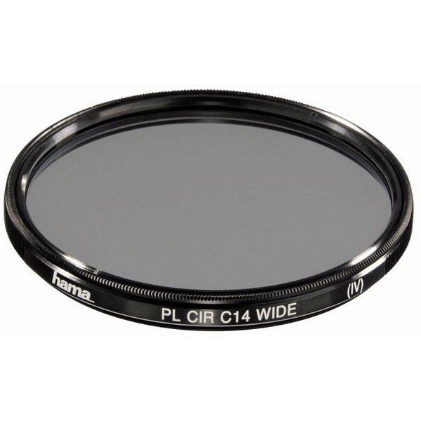 Hama Polarisations-Filter 52mm C14 Pol-Filter Objektivzubehör (Polfilter, für kräftige Farben, C14 Vergütung, für Kamera etc)