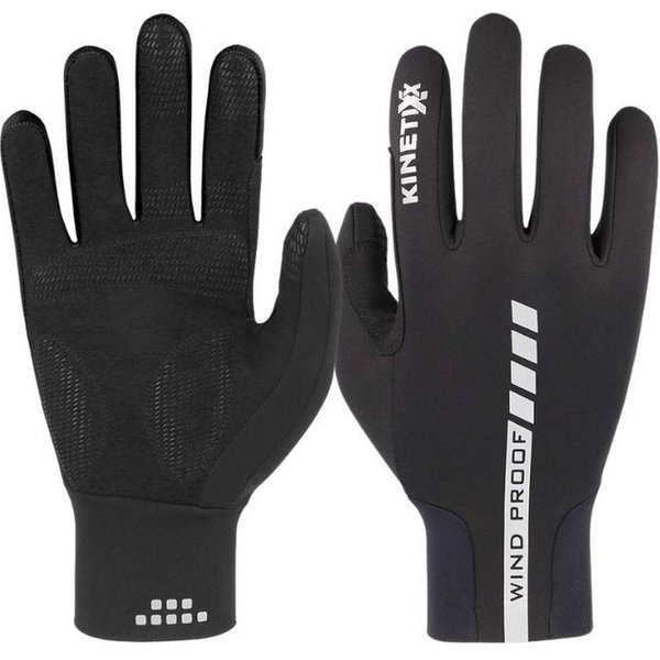 Kinetixx Fahrradhandschuhe Winddichte Winter-Radhandschuhe Leevi, KinetiXx (in schwarz oder gelb) Anatomische Passform, Grip, Atmungsaktiv, Kälteschutz, Winddic