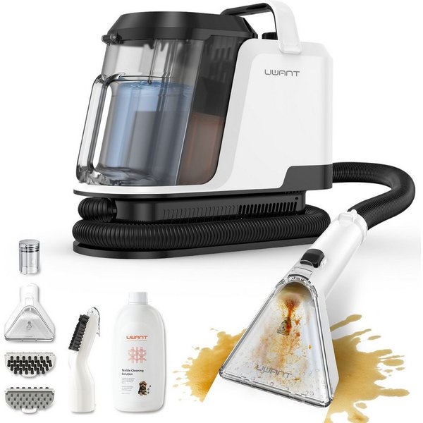 UWANT Teppichreinigungsgerät Uwant Y100 Polsterreiniger Gerät Waschsauger, 600 W, 18000pa Saugkraft,Selbstreinigung