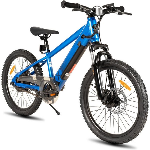 HILAND E-Bike 20/24 Zoll E‑Mountainbike 24V 250W Akku abnehmbar Kinder u. Erwachsene, Heckmotor, 124,8 Wh