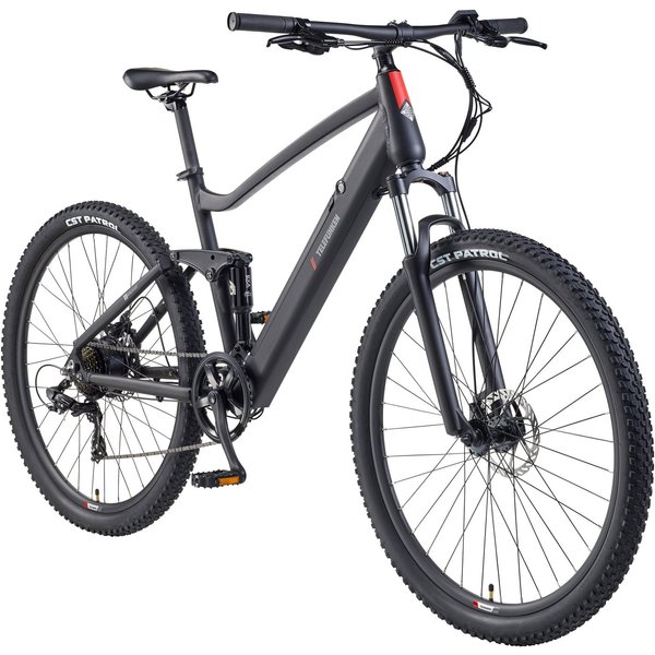 Telefunken E-Bike Mountainbike Aufsteiger M937, 7 Gang Shimano TY300D Schaltwerk, Kettenschaltung, Heckmotor, 489,6 Wh, Pedelec, Elektrofahrrad, Damen u. Herren