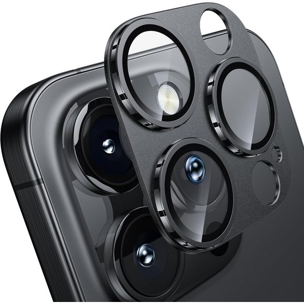 MSM Kameraschutzglas 3D Kameraglas für Apple iPhone 16 Pro / 16 Pro Max Panzerfolie Titan