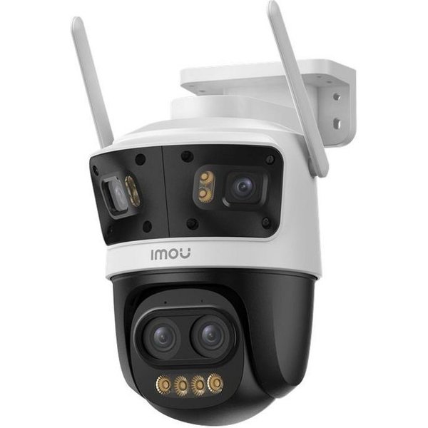 Imou Überwachungskamera Cruiser Pano Z KI Kamera (Außenbereich, 4 Objektive, 360 Grad WLAN Außenkamera, Sicherheitskamera, weiß)