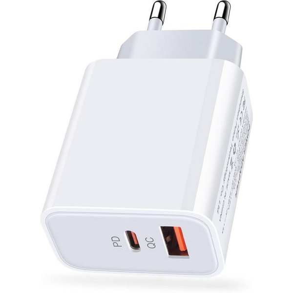 neue dawn 20W USB C Schnell Ladegerät für iPhone 18 17 16 15 14 13 12 11 Serie USB-Ladegerät (Schnellladegerät,für iPhone Samsung iPad Google, für iPad Air 2025