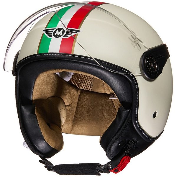 MOTO HELMETS Motorradhelm Jethelm Motorradhelm, Helm für Motorrad, Roller & Scooter, Schnellverschluss, nur 1050g