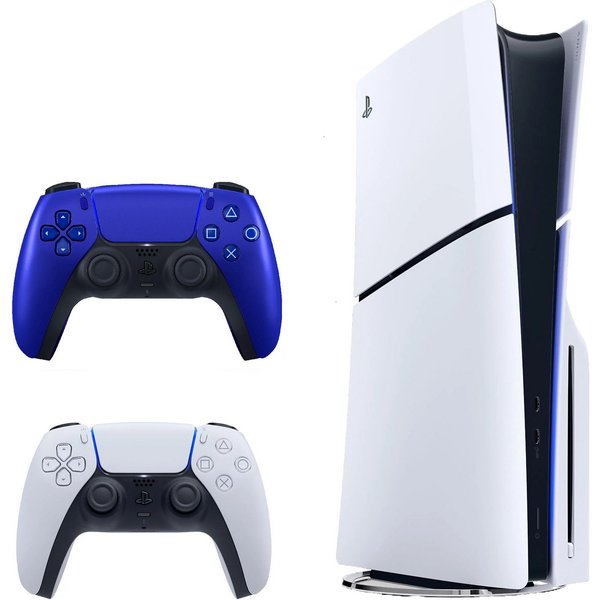 Playstation Playstation 5 Slim 1TB mit Blu-ray Laufwerk + 2 Controller Wunschfarbe