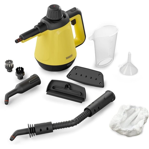 Heinrich´s Dampfreiniger HDR 8734 1200W Handdampfreiniger, 1200 W, 400ml Wassertank, kurze Aufheizzeit, 3,5 Bar