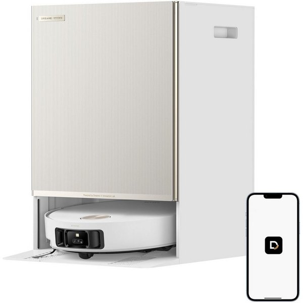 Dreame Saugroboter mit Wischfunktion Matrix 10 Ultra, 700 W, mit Beutel, Mop-Wechsel, drei Reinigungsmittel, überwindet Hindernisse, 30.000 Pa