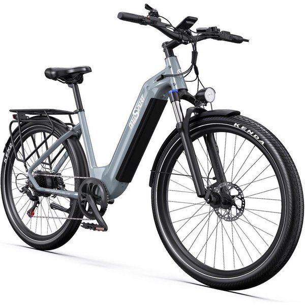 Onesport E-Bike Cityrad e bike für herren 28 zoll 18.2AH 36V 655WH damen 120km E-MBT, 7 Gang SHIMANO, Heckmotor, 655,2 Wh, e bike für damen herren 28 zoll Cityr