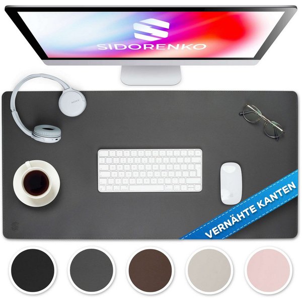 MAXLVL Gaming Mauspad Schreibtischunterlage - Mauspad mit Vernähte Kanten - abwaschbar (80x40 cm, Schreibtisch Unterlage für Büro), Tischunterlage Schreibtisch 