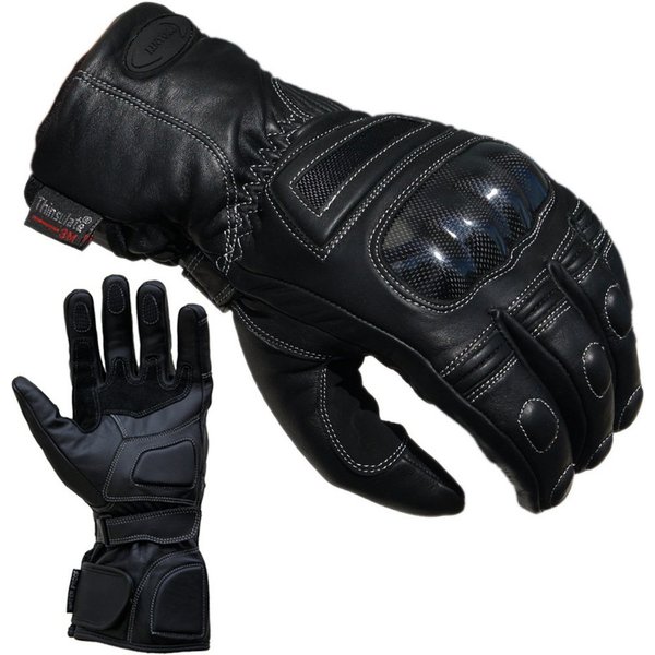 PROANTI Motorradhandschuhe PROANTI Motorradhandschuhe Leder Regen Winter Motorrad Handschuhe