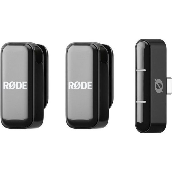 RØDE Rode Wireless Micro Drahtloses Mikrofon-System USB-C Digitales Aufnahmegerät (Drahtlos-Mikrofonsystem für Smartphones mit USB-Typ-C)